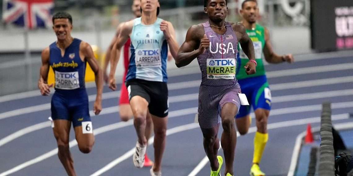 Elián Larregina se metió en semis de los 400 metros en Polonia